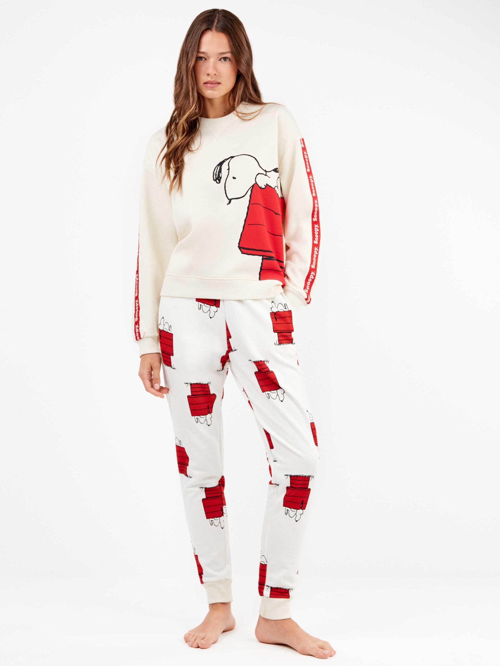 Pijama en felpa elástica extrasuave Snoopy - Imagen 3