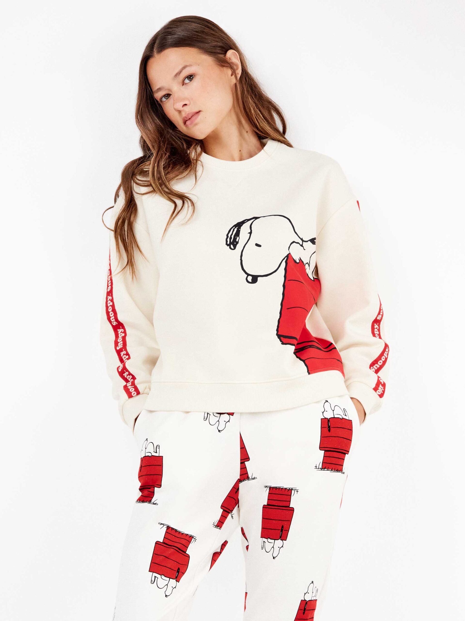 Pijama en felpa elástica extrasuave Snoopy - Imagen 2