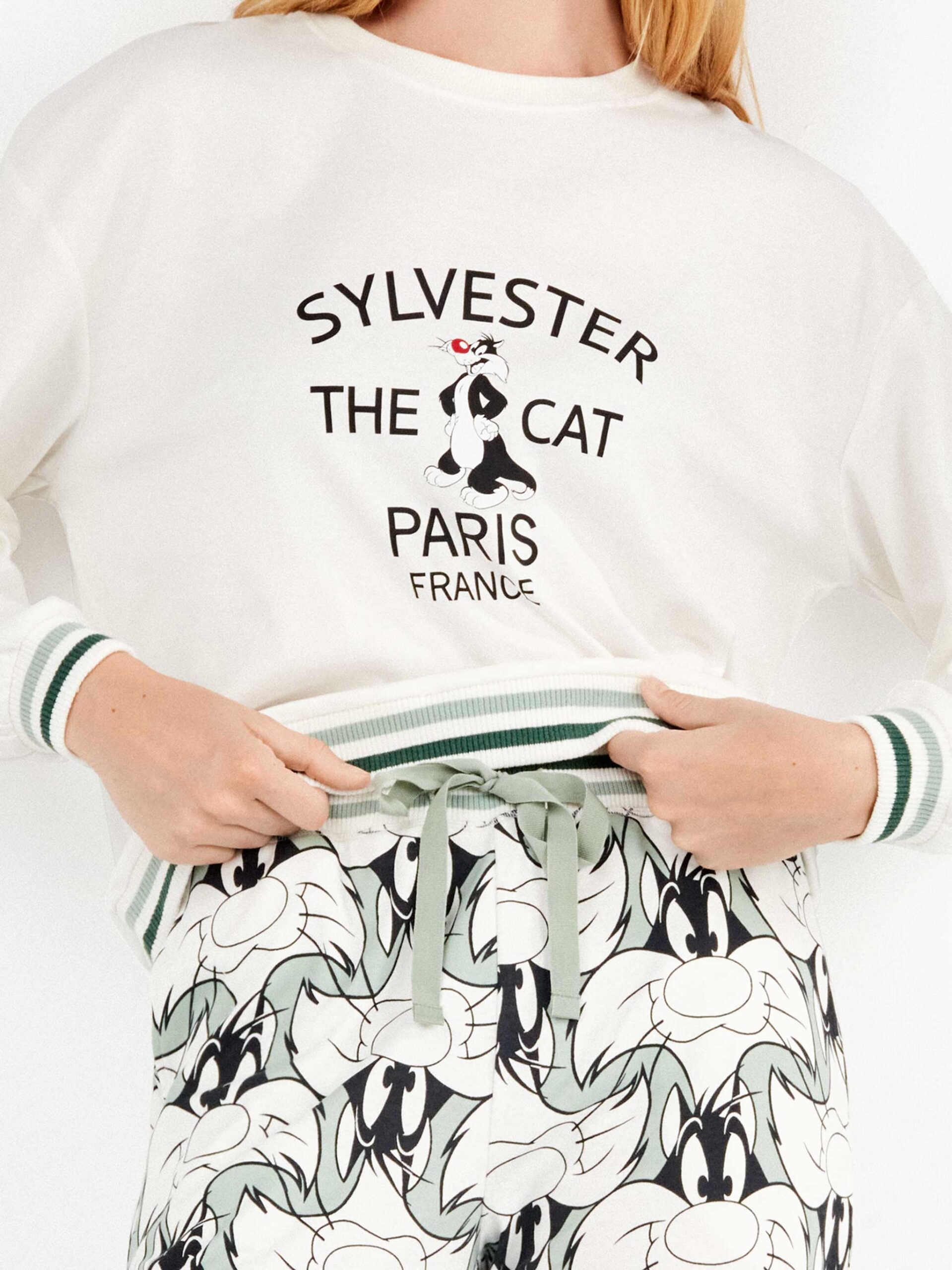 Conjunto pijama Sylvester en punto interlock - Imagen 4