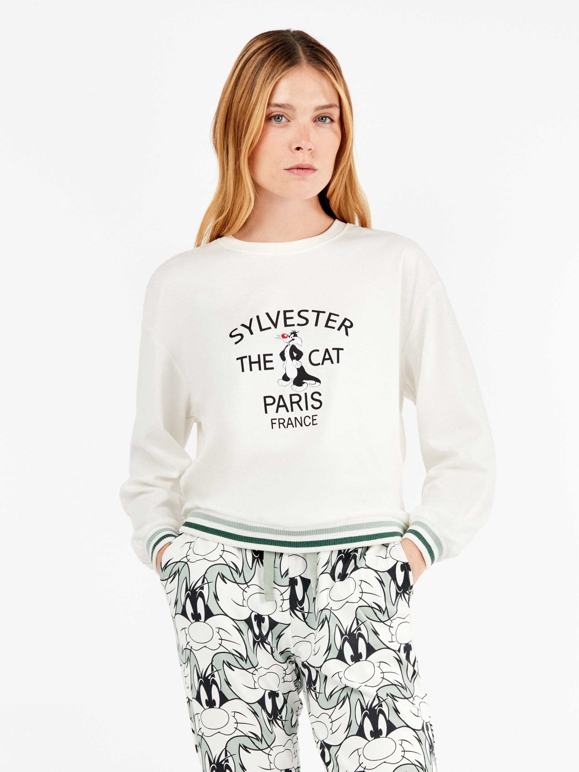 Conjunto pijama Sylvester en punto interlock